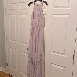Lavender maxi dress